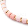Polymer Clay Beaded Necklaces NJEW-JN03615-6