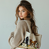 Canvas Women's Tote Bags ABAG-WH0057-007-6