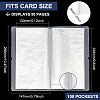 50 Pages Rectangle Plastic Card Storage Albums AJEW-WH0348-29A-2
