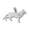 Non-Tarnish 304 Stainless Steel Pendants STAS-O005-14P-1