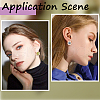 SUNNYCLUE 40Pcs Wooden Stud Earring Findings FIND-SC0008-96A-5
