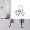 925 Sterling Silver Bowknot Charms STER-M093-01P-3
