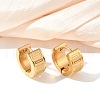 304 Stainless Steel Polishing Effect Hoop Earrings EJEW-M001-39G-1
