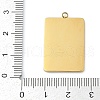 304 Stainless Steel Rhinestones Pendants STAS-D306-01G-H-3