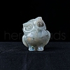 Natural Labradorite Carved Healing Owl Figurines PW-WG13335-03-1
