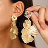 Alloy Dangle Stud Earrings WG18C50-04-1