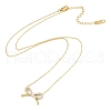Ion Plating(IP) Golden Tone 304 Stainless Steel Enamel Bowknot Pendant Necklaces for Women NJEW-K276-07G-01-3