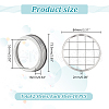 AHADERMAKER 2 Style Galvanized Iron with 304 Stainless Steel Mason Jar Flower Frog Lid FIND-GA0003-44-2