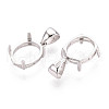 925 Sterling Silver Charms Claw Cabochon Settings STER-N016-44A-P-2