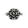 304 Stainless Steel Flower Connector Charms STAS-F310-25AS-1