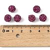 Polymer Clay Rhinestone Beads RB-H284-8MM-502-2