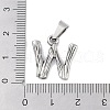 Non-Tarnish 304 Stainless Steel Pendants STAS-F235-01P-W-3