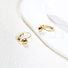 Fashionable Classic Round Brass Hoop Earrings ZP8922-3