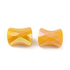 Electroplate Glass Beads GLAA-D016-14E-2