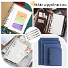 Iron Notebook 3-Ring Loose Leaf Book Binder Hinged Clamp FIND-WH20007-15E-P-5