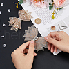 SUPERFINDINGS 2Pcs Bowknot Shoe Decoration AJEW-FH0004-42B-3