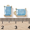 Brass Micro Pave Cubic Zirconia Charms KK-G491-31G-02-3