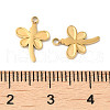 Manual Polishing 304 Stainless Steel Charms STAS-P335-01G-3