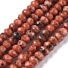 Dyed Natural Malaysia Jade Rondelle Beads Strands G-E316-2x4mm-37-1