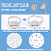 Unicraftale DIY Blank Dome Earring Ring Pendant Making Kit DIY-UN0005-03-5