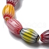 Handmade Millefiori Lampwork Beads Strands LAMP-F035-12D-3