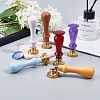 Wood Handle with Plaster Gluesheath DIY-WH0221-12A-5