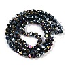 Electroplate Glass Beads Strands EGLA-B009-05A-01-3