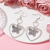 Heart Alloy Dangle Earrings EJEW-JE05534-02-3