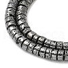Electroplated Synthetic Non-Magnetic Hematite Beads Strands G-U003-16B-3