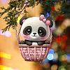 Panda with Heart Acrylic Hanging Ornaments PW-WG5B31B-02-1