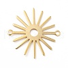 Brass Connector Charms X-KK-H435-10G-1