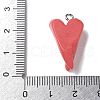 Resin Iron Pendants RESI-D280-16-3