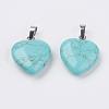 Synthetic Turquoise Pendants G-G956-B09-FF-2