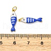 304 Stainless Steel Enamel Pendants X-STAS-E550-40G-01-3