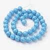 Natural Mashan Jade Round Beads Strands X-G-D263-10mm-XS20-3