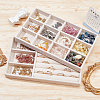 DICOSMETIC 2Pcs 2 Styles Rectangle Velvet Jewelry Trays ODIS-DC0001-03-4