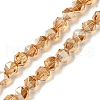 Electroplate Glass Beads Strands EGLA-K061-07A-PL01-1