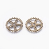 Tibetan Style Alloy Gear Chandelier Components X-TIBE-S249-AB-FF-1