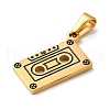 PVD Vacuum Plating 304 Stainless Steel Pendants STAS-M322-10G-2