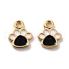 Brass Enamel Pendants X-KK-P207-010G-RS-2
