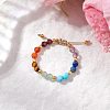 Adjustable Gemstone Finger Rings for Women RJEW-JR00874-04-1