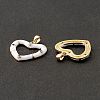 Rack Plating Brass Micro Pave Colorful Cubic Zirconia Pendants KK-D073-07G-02-3