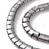 Electroplated Synthetic Non-magnetic Hematite Beads Strands G-Q174-01-5