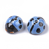 Handmade Porcelain Beads X-PORC-N004-57A-3