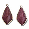 Natural Rhodonite Charms G-Q998-029A-2