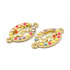 Alloy Connector Charms FIND-H039-05G-2