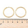 Ion Plating(IP) 304 Stainless Steel Huggie Hoop Earrings EJEW-F111A-25mm-G-3