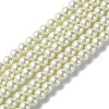 Eco-Friendly Dyed Glass Pearl Round Beads Strands HY-A008-6mm-RB011-1