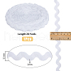 DICOSMETIC 26 Yards Polyester Wave Bending Fringe Trim DIY-DC0002-42A-2