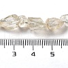 Raw Rough Natural Lemon Quartz Beads Strands G-P528-B08-01-4